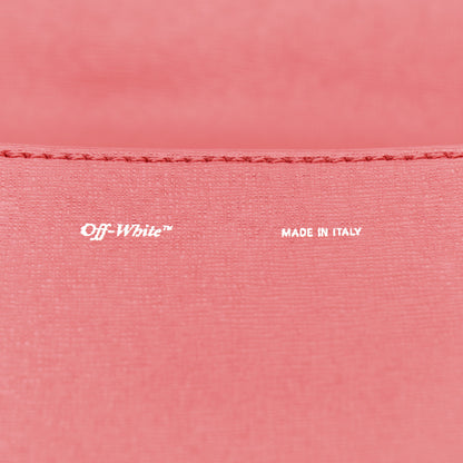 Off-White Calfskin Binder Clip Bag Red 6 of 10