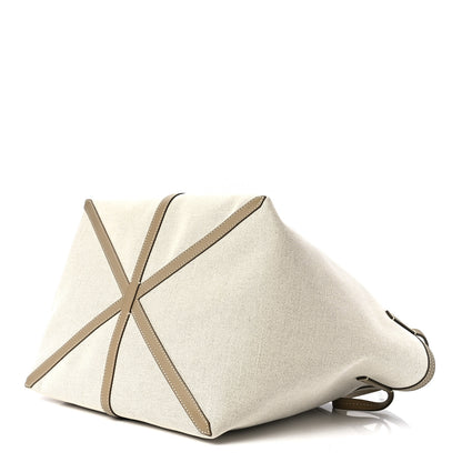 Burberry Cotton Canvas Mini Logo Horseferry Tote Bag Off White 12 of 15