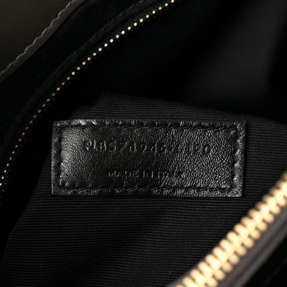 Saint Laurent Calfskin Y Quilted Monogram Medium Loulou Chain Satchel Pebble 7 of 11