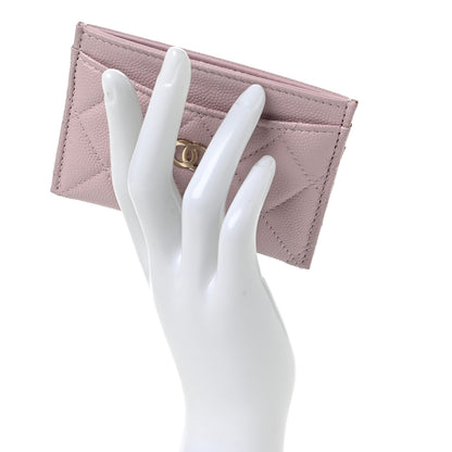 Chanel Caviar Quilted Card Holder Light Pink 2 of 8
