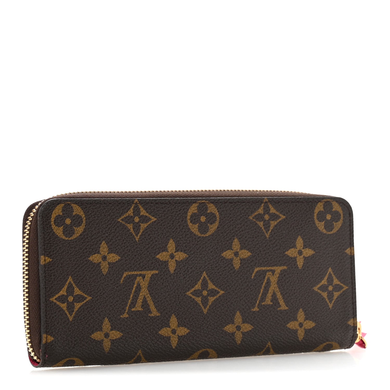 Louis Vuitton Monogram Clemence Wallet Fuchsia 3 of 9