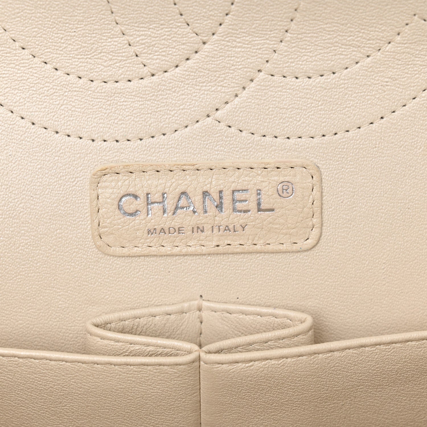 Chanel Iridescent Caviar Quilted Jumbo Double Flap Dark White 6 of 20