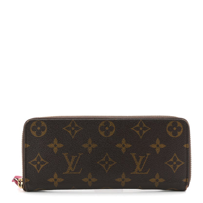 Louis Vuitton Monogram Clemence Wallet Hot Pink 1 of 10