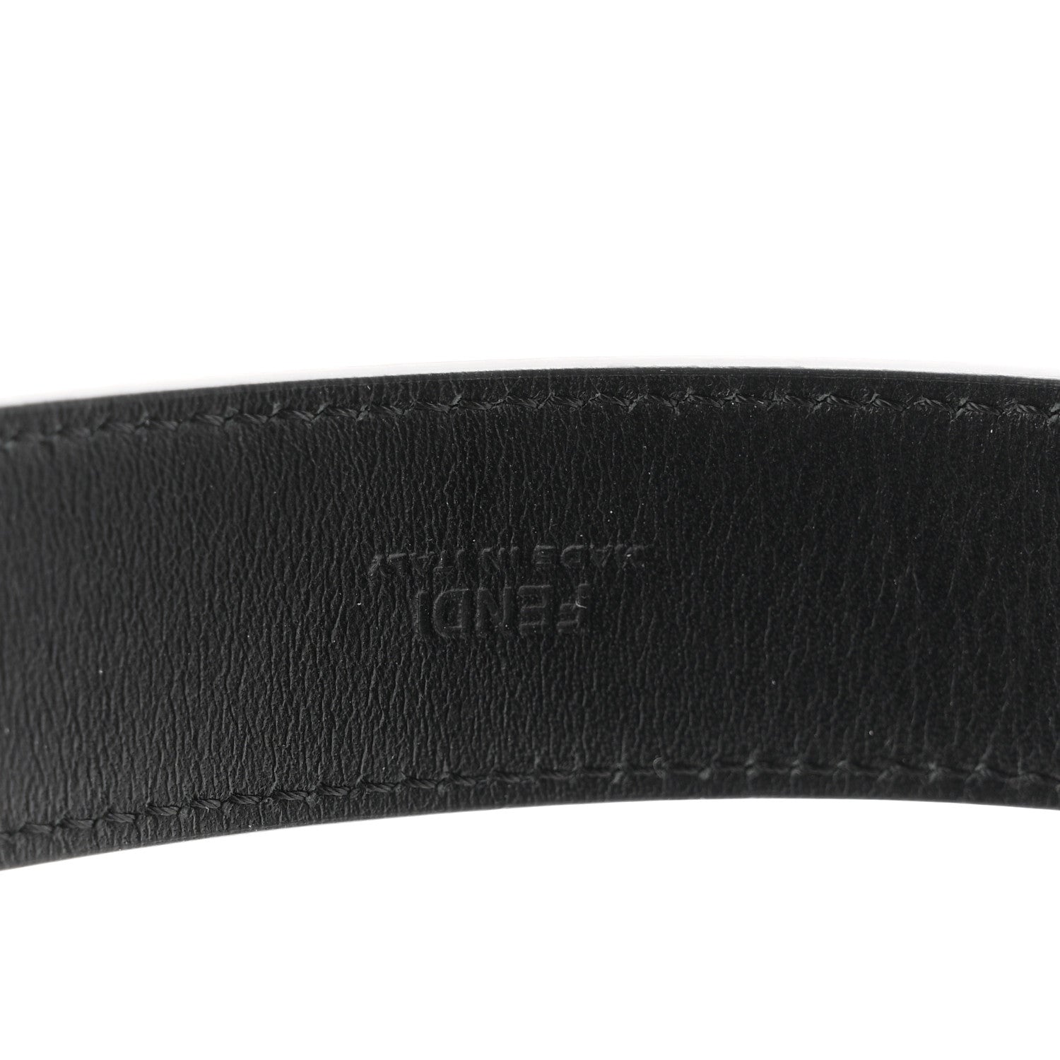 Fendi Vitello Glacier Utility Belt Pouch 85 34 Black 5 of 8
