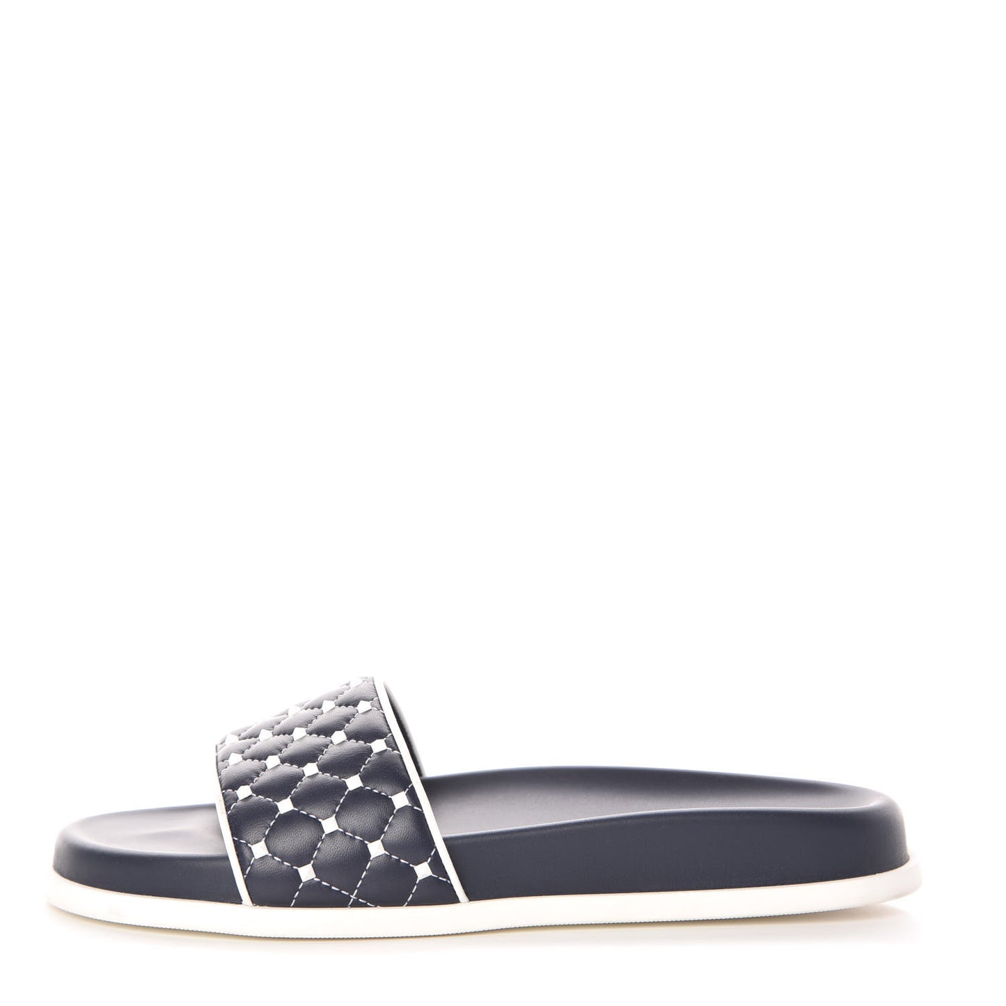 Nappa Free Rockstud Spike Pool Slide Sandals 38 Marine