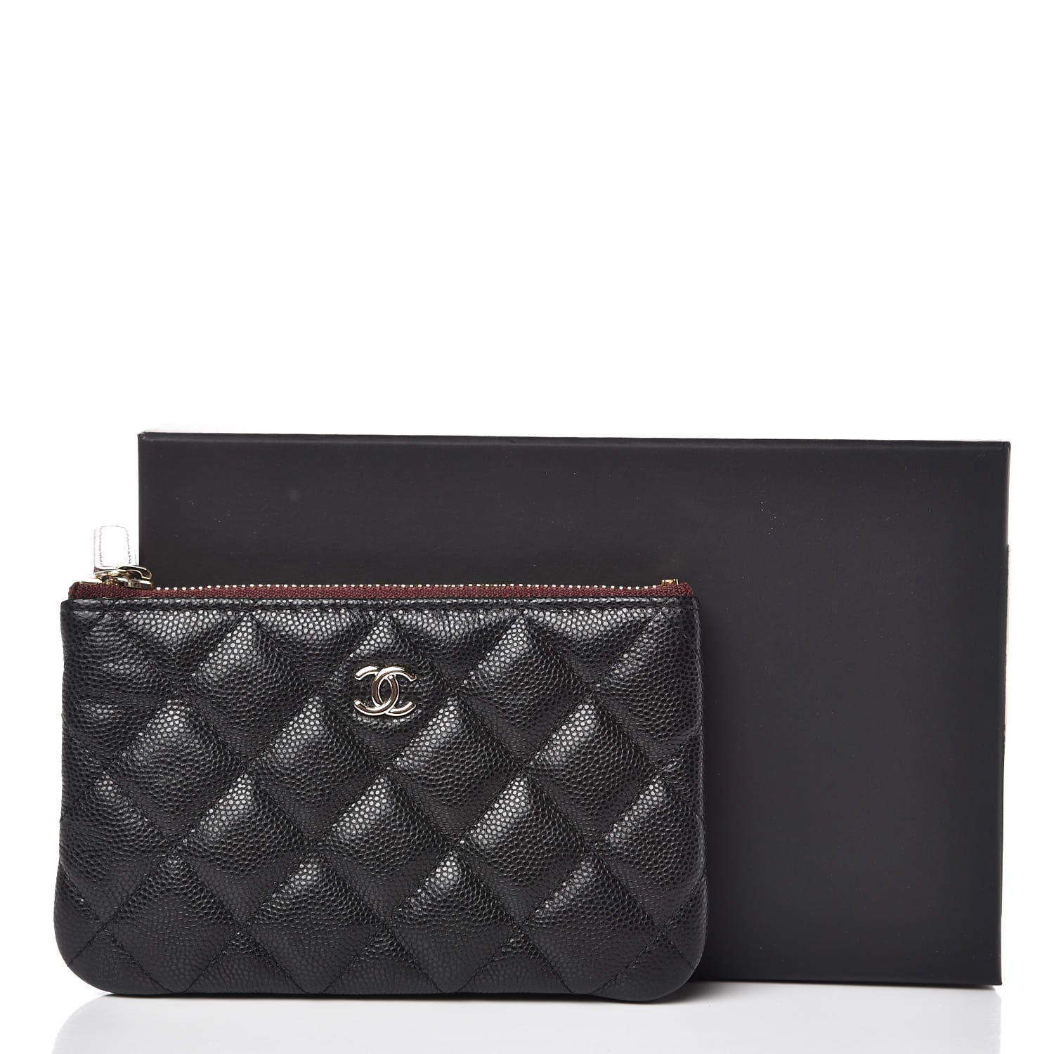Chanel Caviar Quilted Small Cosmetic Case Black 9 of 9
