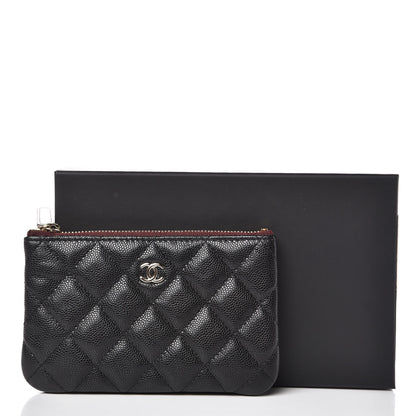 Chanel Caviar Quilted Small Cosmetic Case Black 9 of 9