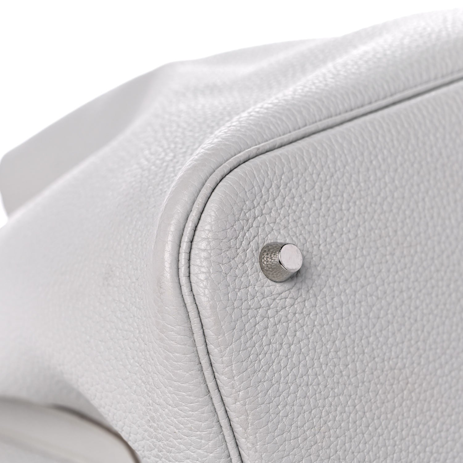 Hermes Taurillon Clemence Picotin Lock 26 GM Bleu Arctic 9 of 12