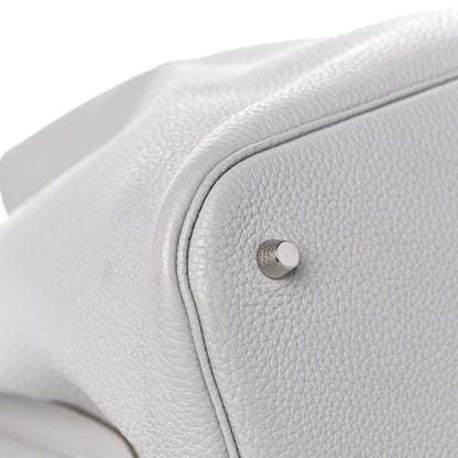 Hermes Taurillon Clemence Picotin Lock 26 GM Bleu Arctic 9 of 12