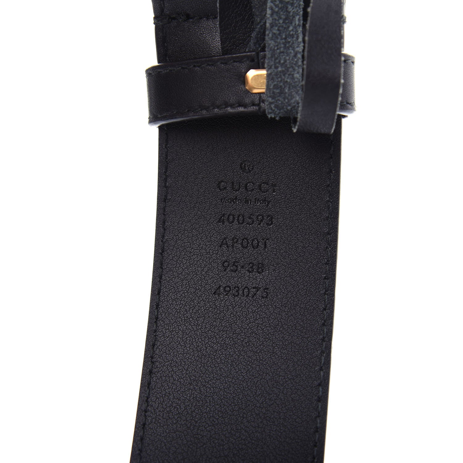 Gucci Calfskin Double G 40mm Belt 95 38 Black 5 of 7