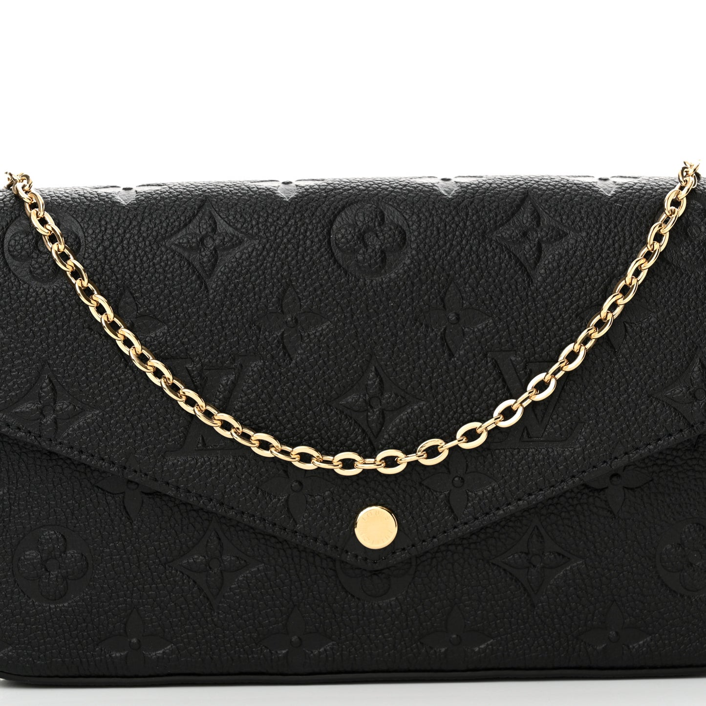 Empreinte Pochette Felicie Chain Wallet Black