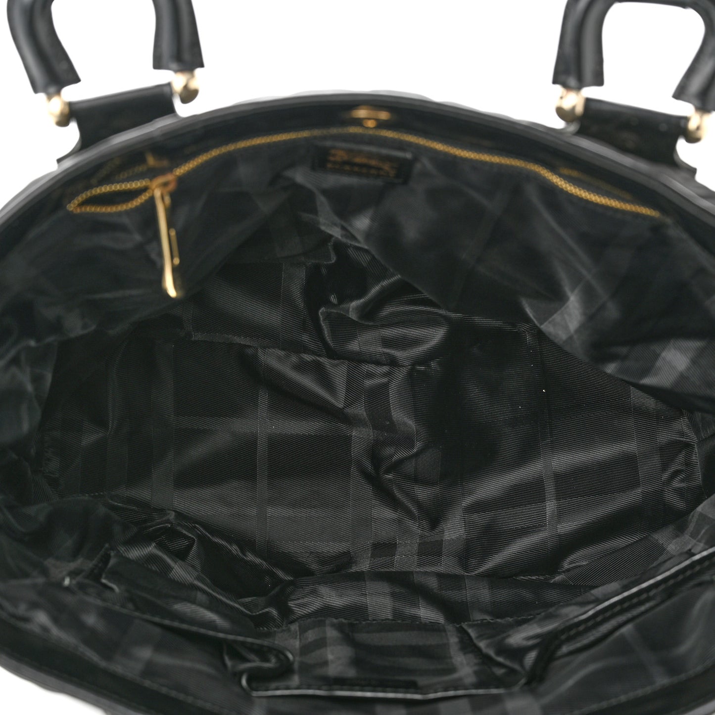 Nylon Quilted Grange Tote Black
