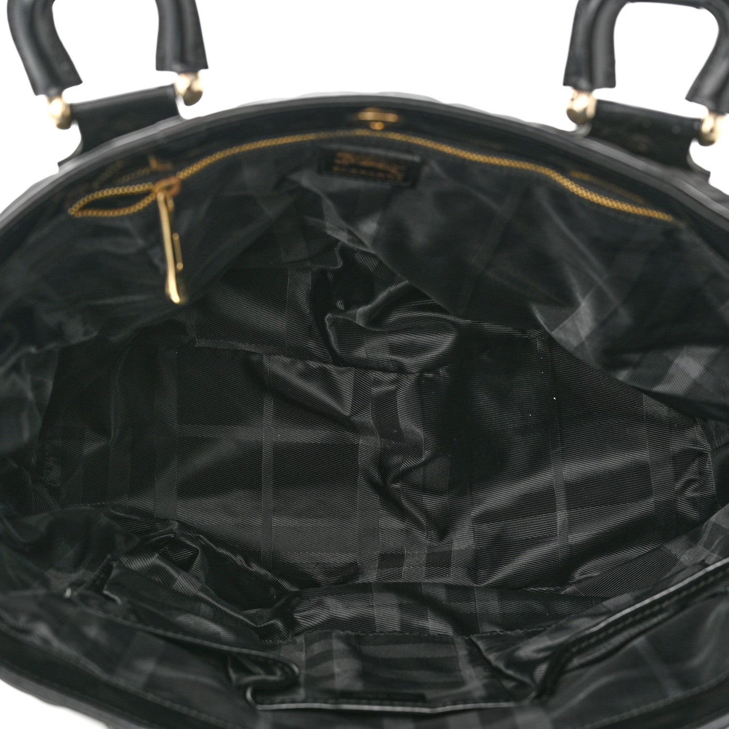 Burberry Nylon Quilted Grange Tote Black 5 of 12