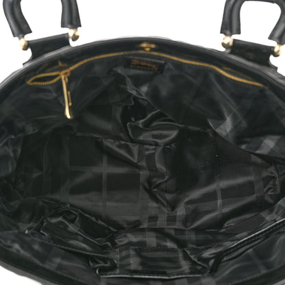 Burberry Nylon Quilted Grange Tote Black 5 of 12