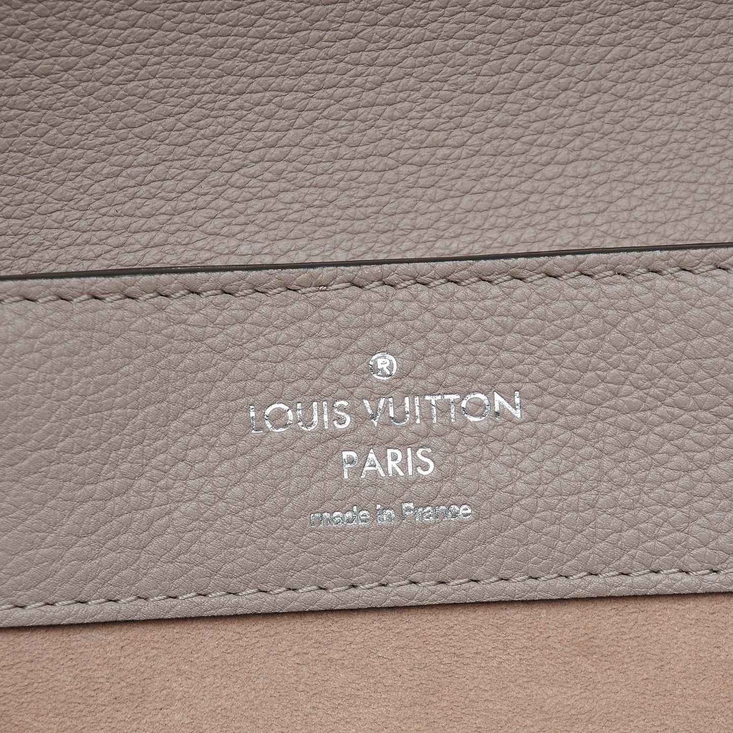 Soft Calfskin Lockme Backpack Mastic