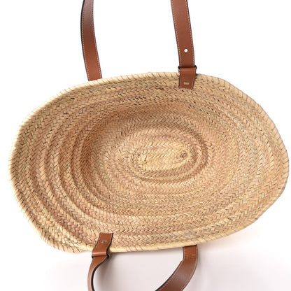Loewe Raffia Basket Tote Bag Natural Tan 5 of 12
