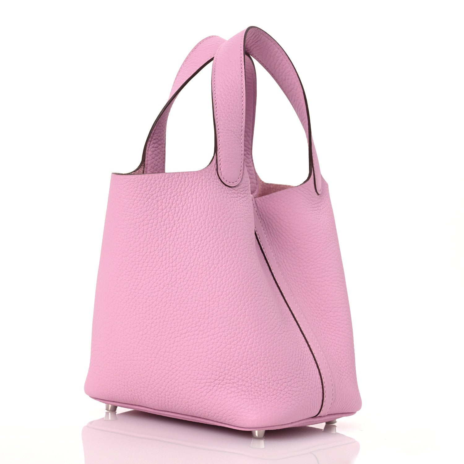 Hermes Taurillon Clemence Picotin Lock 18 PM Mauve Sylvestre 3 of 12