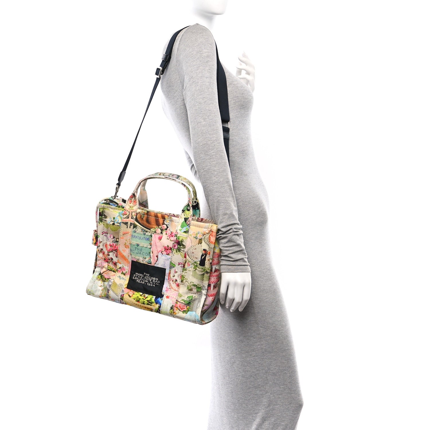 Marc Jacobs Cotton Canvas Cake The Traveler Tote Bag Multicolor 2 of 12