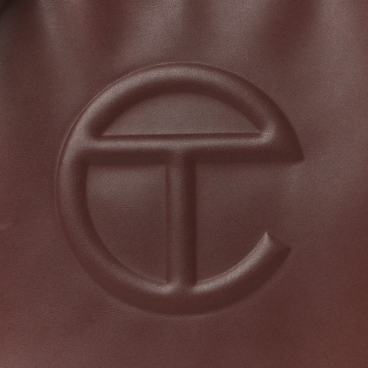 Vegan Leather Medium Shopping Bag Chocolate