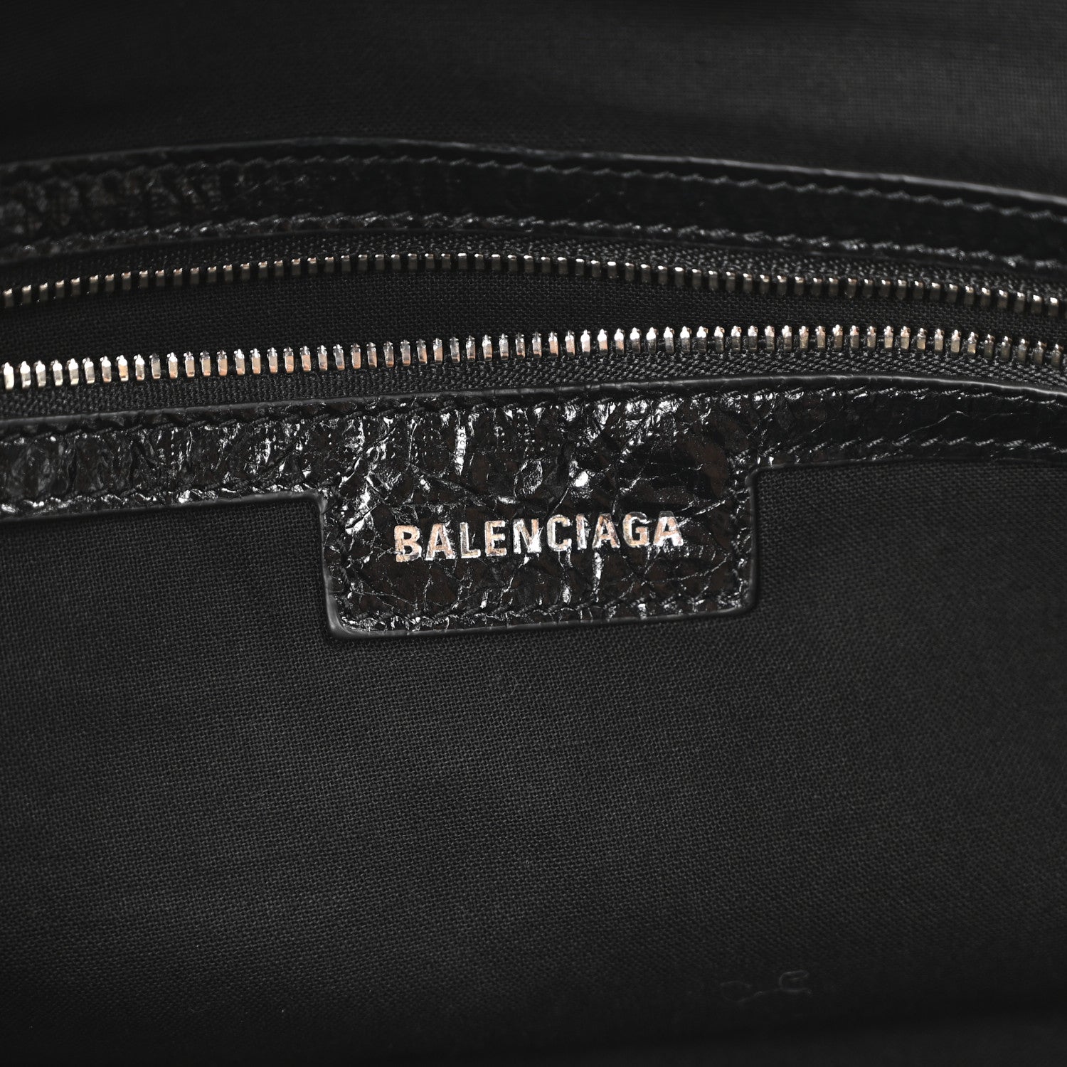 Balenciaga Agneau Arena Le Cagole Boot Bag Black 7 of 11