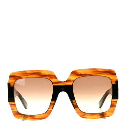 Gucci Square Frame GG0178S Sunglasses Havana 2 of 7