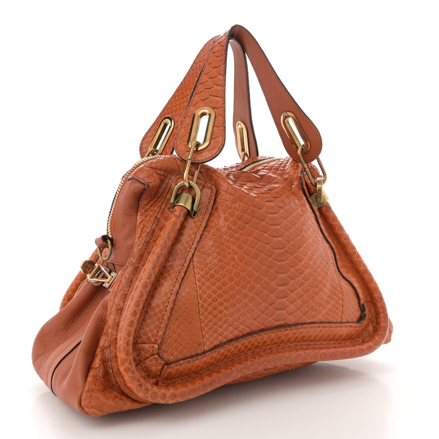Snakeskin Medium Paraty Brown