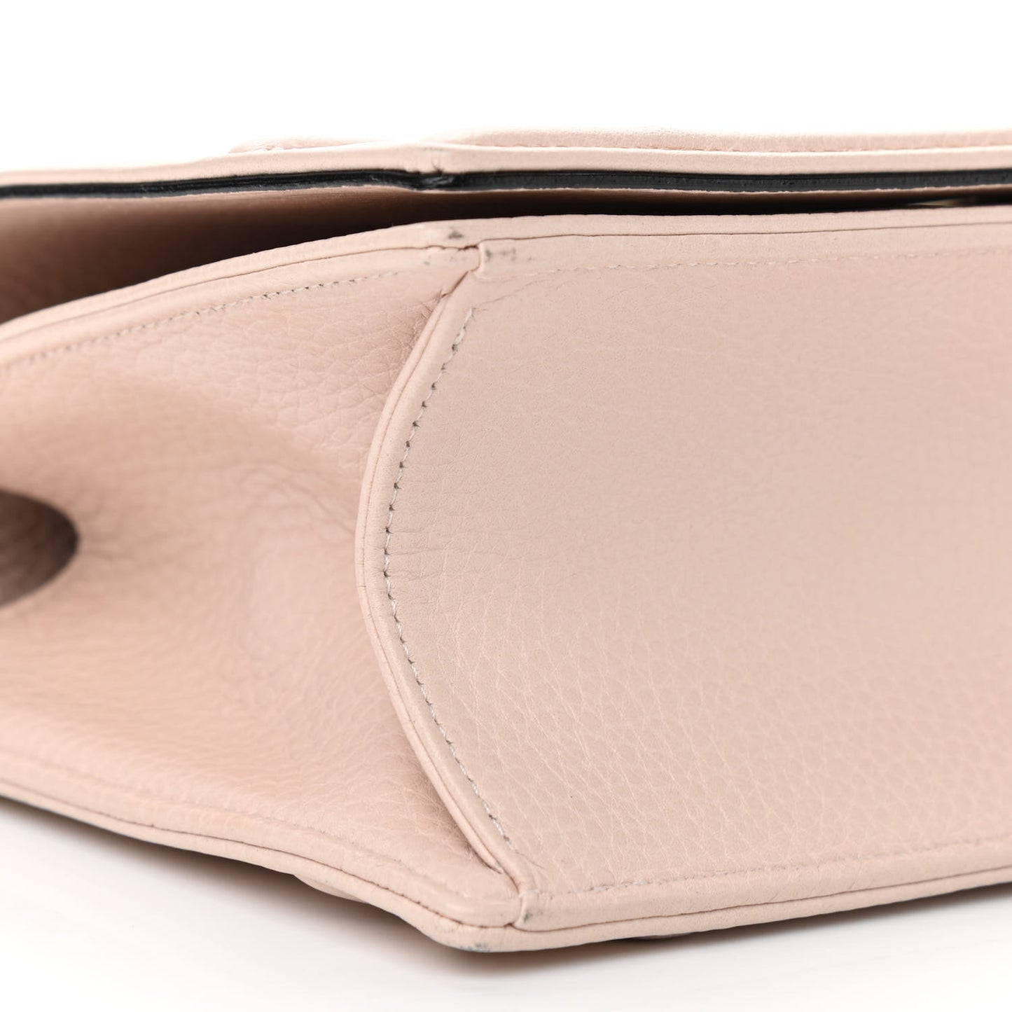 Grained Calfskin Cannage Medium Diorama Flap Bag Rose Poudre