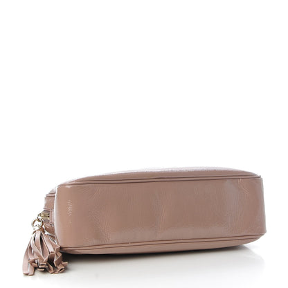Gucci Soft Patent Small Soho Bowler Dark Cipria 5 of 9