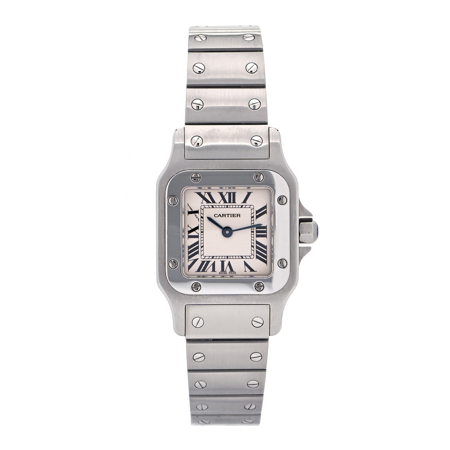 Stainless Steel 24mm Santos de Cartier Galbee Quartz Watch