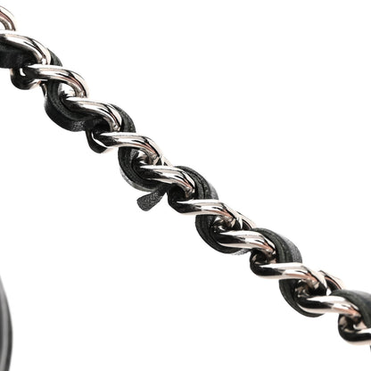 Chanel Glazed Calfskin Boy Wallet On Chain WOC Black 15 of 16