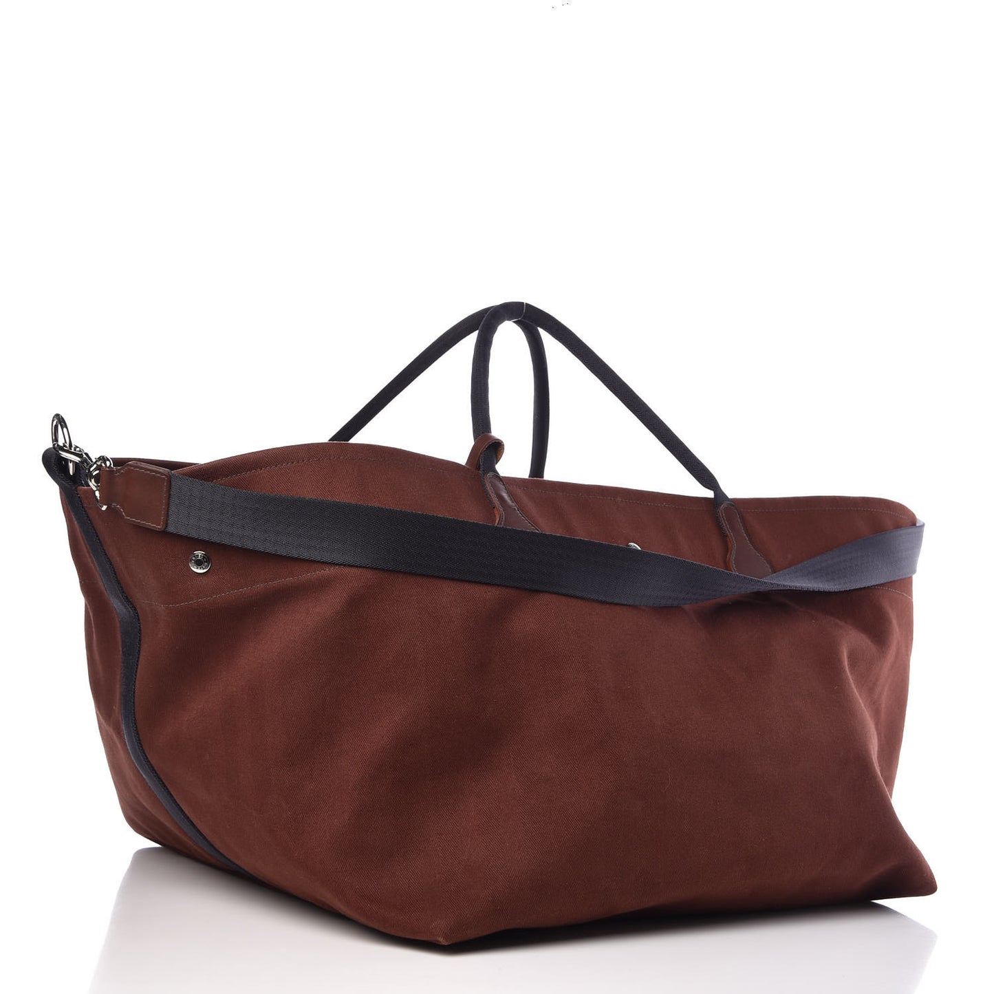 Toile Fourre Tout du Cavalier Carryall Tote Brown