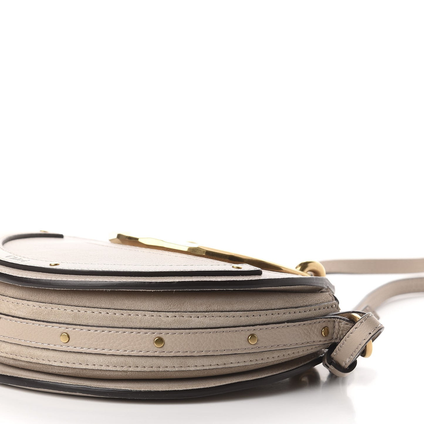 Calfskin Suede Small Pixie Bag Motty Grey