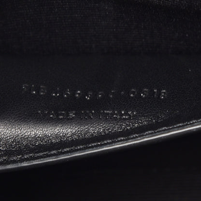 Saint Laurent Grain De Poudre Small Monogram Kate Satchel Black 10 of 10