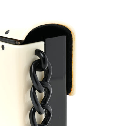Chanel Acrylic Single Flap Black White 14 of 14