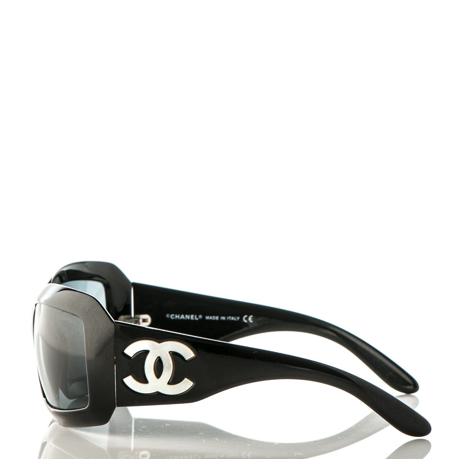 Chanel Mother of Pearl CC Sunglasses 5076-H Black 3 of 6