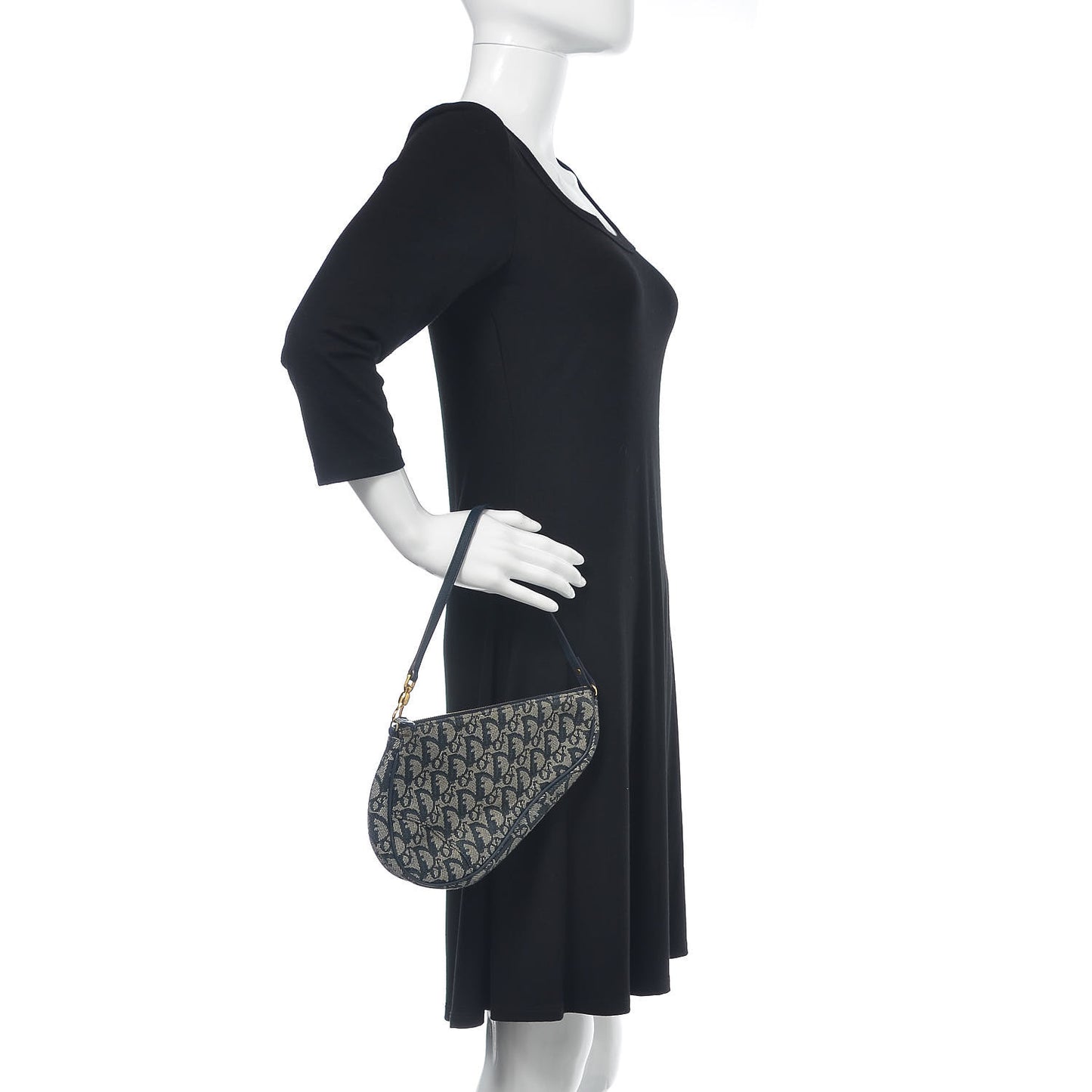 Monogram Mini Saddle Pochette Navy