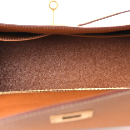 Hermes Epsom Kelly Sellier 32 Gold 5 of 15
