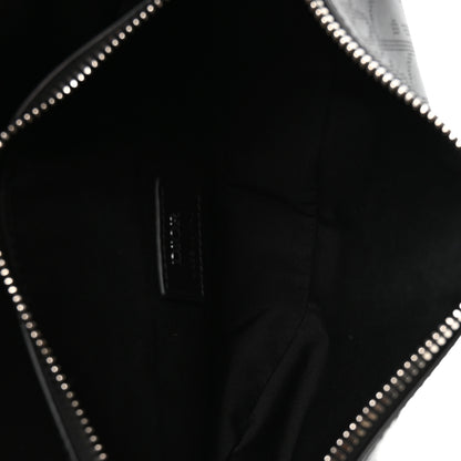 Christian Dior Calfskin Perforated Oblique Galaxy Mens Saddle Bag Black 5 of 11
