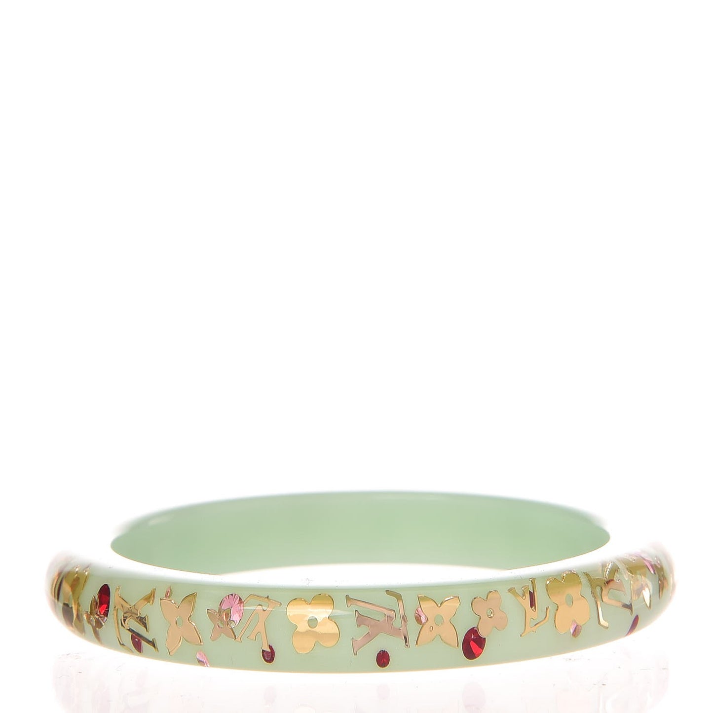 Resin Swarovski PM Inclusion Bracelet M Peppermint