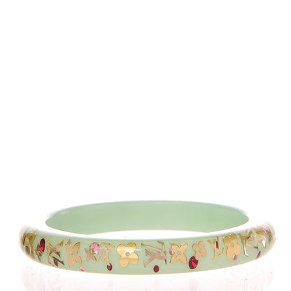 Louis Vuitton Resin Swarovski PM Inclusion Bracelet M Peppermint 3 of 4