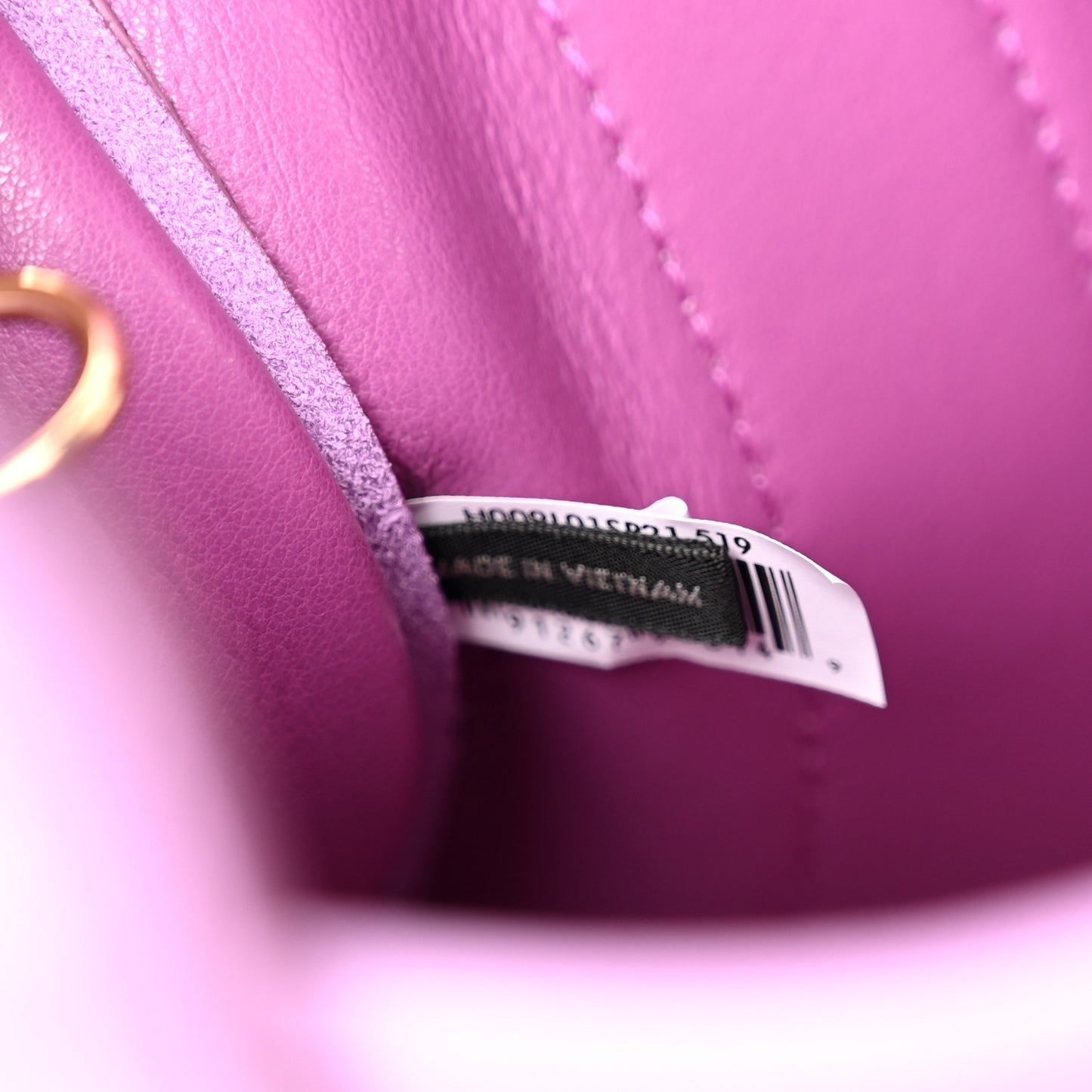 Grained Calfskin Small The Tote Bag Orchid Haze