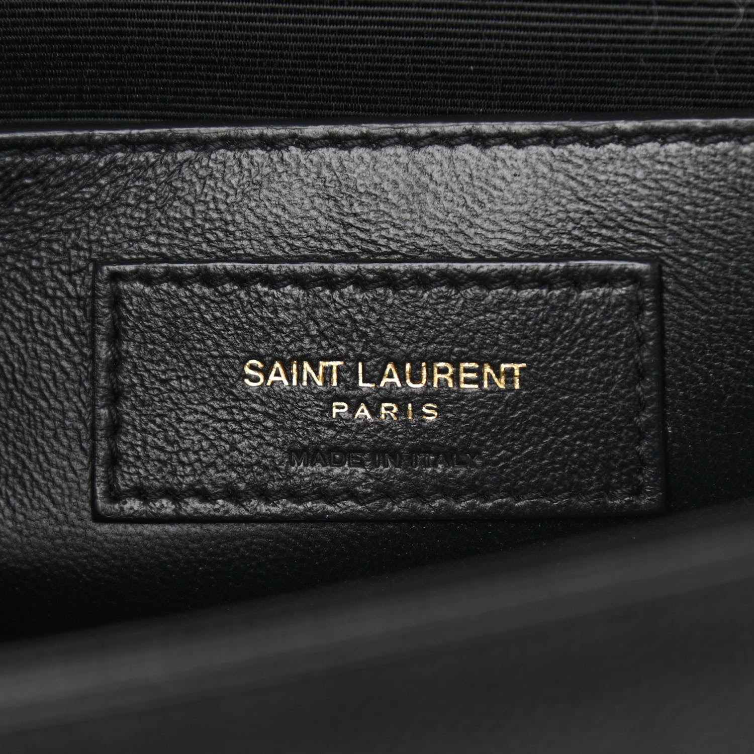 Saint Laurent Grain De Poudre Medium Classic Monogram Kate Satchel Black 6 of 9