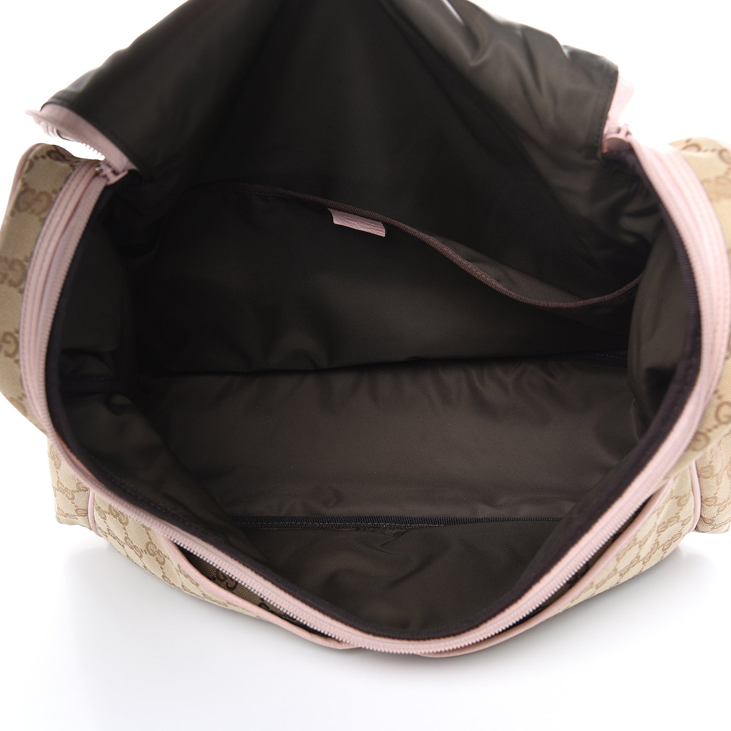 Monogram Web Diaper Bag Pink
