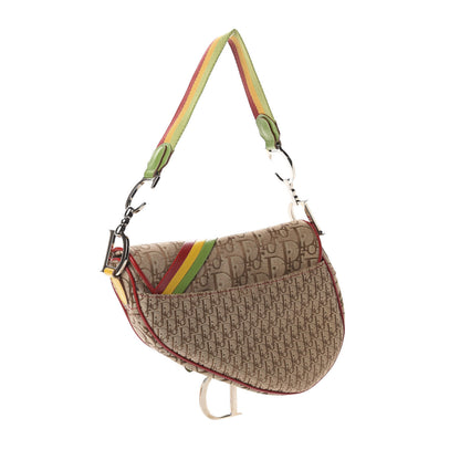 Christian Dior Monogram Rasta Saddle Bag Beige 3 of 10