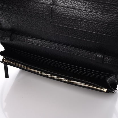 Gucci Dollar Calfskin Mini Swing Wallet Bag Black 5 of 9