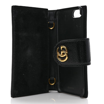 Gucci Suede Patent Web Ophidia iPhone 7 Case Black 5 of 8