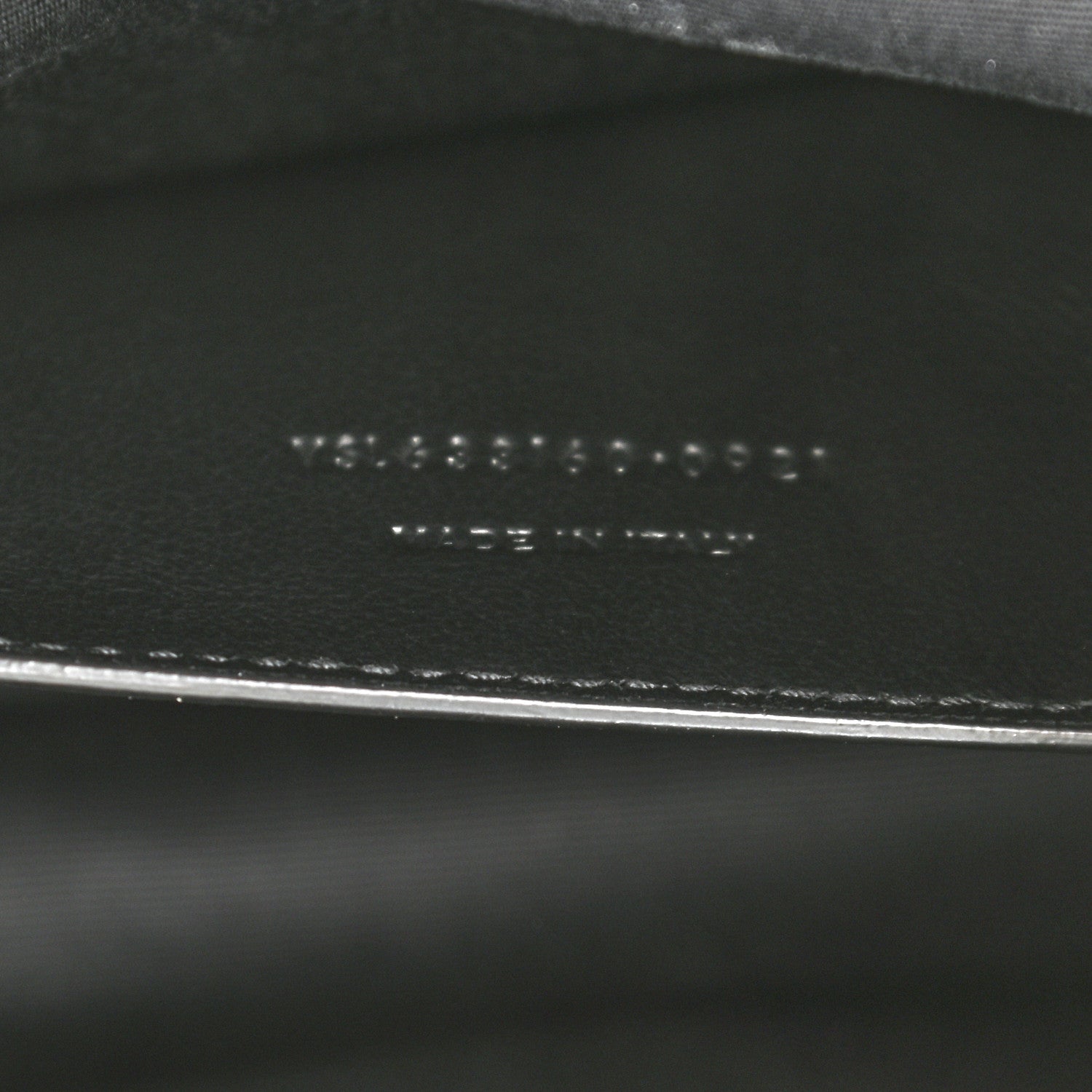 Saint Laurent Crinkled Lambskin Matelasse Monogram Baby Niki Chain Satchel Black 8 of 11