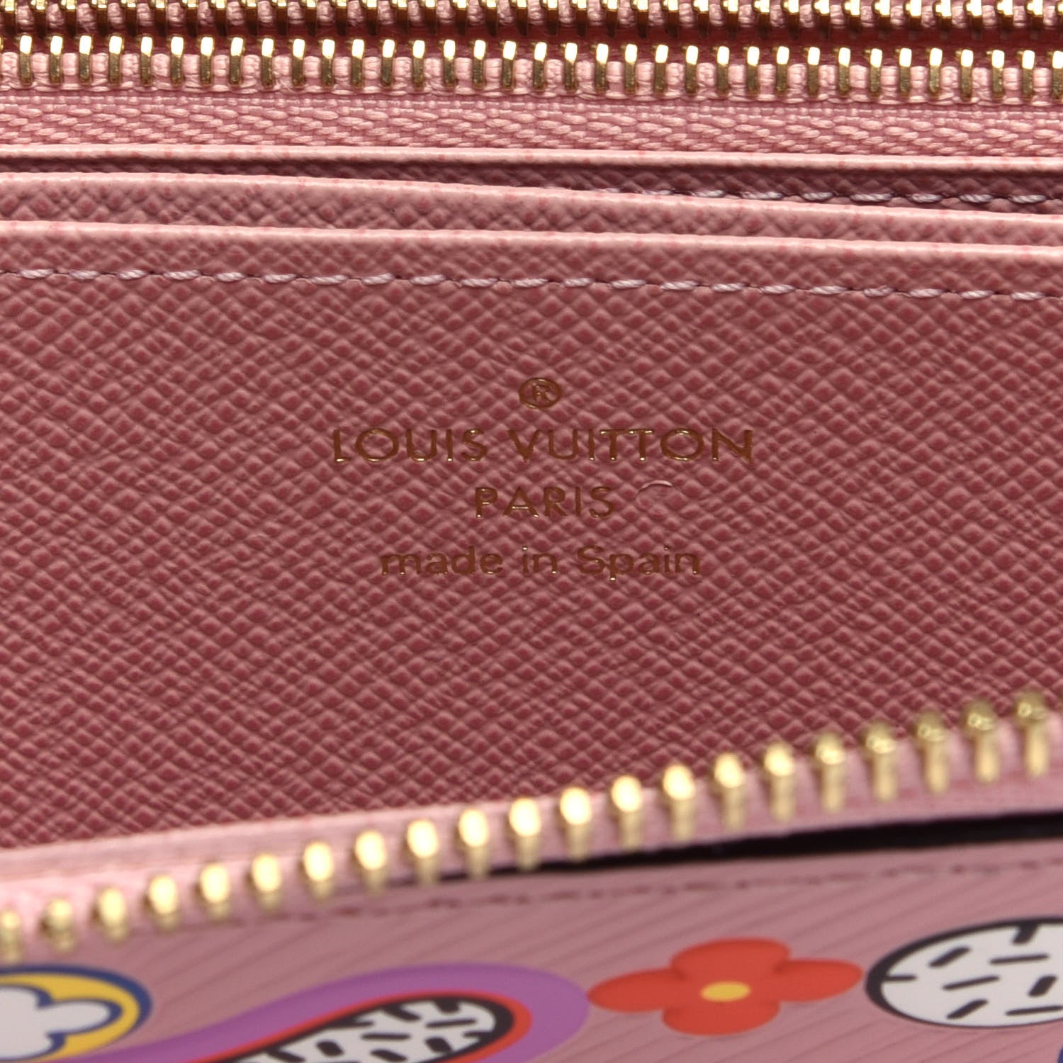 Louis Vuitton Epi Blooming Flowers Zippy Wallet Rose Ballerine 6 of 7