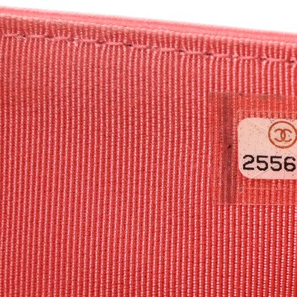 Chanel Caviar Quilted Medium Flap Wallet Dark Pink 8 of 9