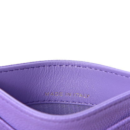 Chanel Caviar Quilted Card Holder Purple 5 of 9